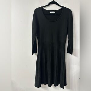 Calvin Klein Long Sleeve Black Dress